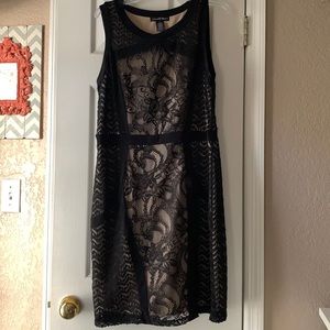 Black lace dress
